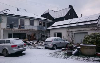 Solananlage Totalansicht Winter